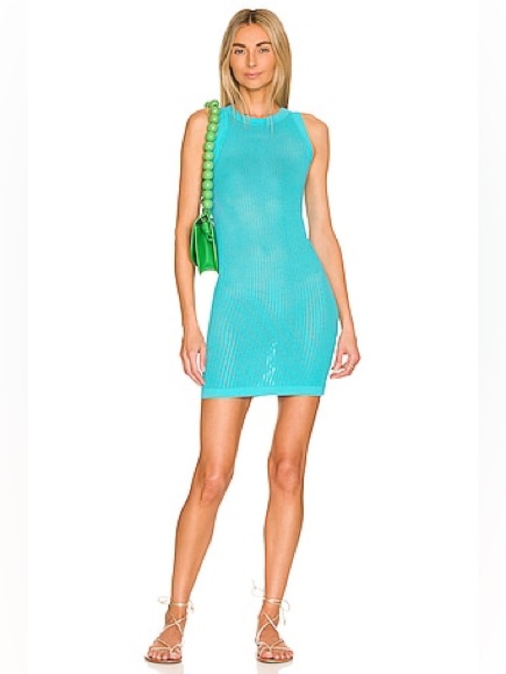 NWT Solid & Striped The Carson Dress in Cerulean Blue Size L